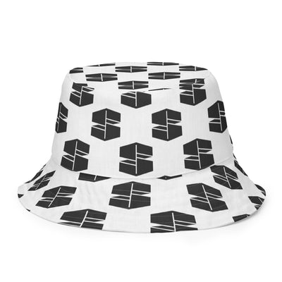 Stache All Over Logo bucket hat